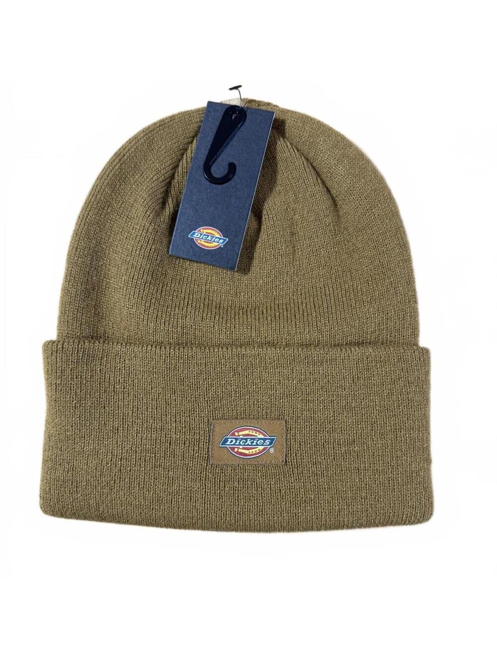 Dickies Camel Knit Beanie Hat